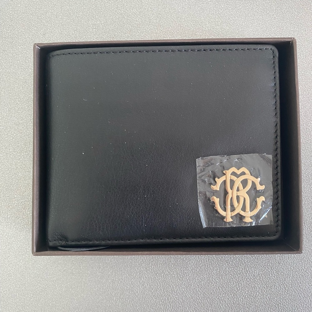 Rare Roberto Cavalli Monogram Wallet.